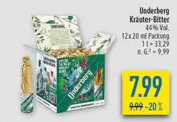 diska Underberg kräuter-bitter Angebot