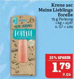 Marktkauf Krone asc meine lieblings forelle Angebot