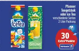 diska Pfanner teegtränk oder ice tea Angebot