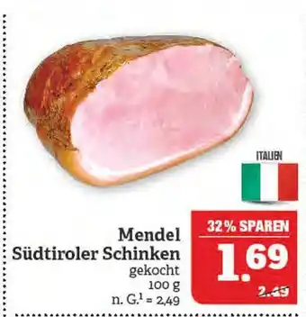 Marktkauf Mendel südtiroler schinken Angebot