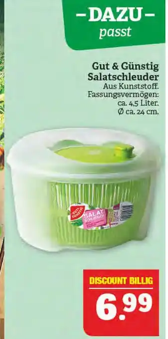 Marktkauf Gut & günstig salatschleuder Angebot