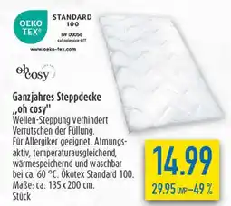 diska Oh cosy ganzjahres steppdecke Angebot