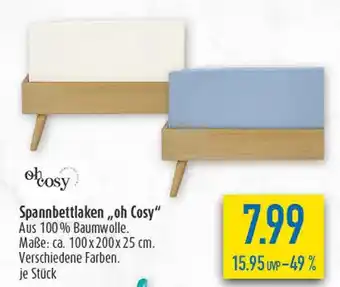 diska Oh cosy spannbettlaken Angebot