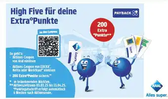 diska Aral high five für deine extra°punkte Angebot