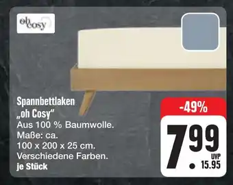 E-Center Oh cosy spannbettlaken Angebot