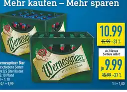 diska Wernesgrüner wernesgrüner bier Angebot