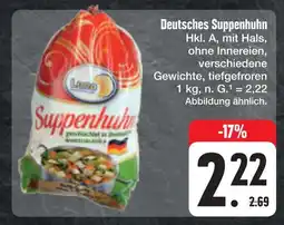 E-Center Luna deutsches suppenhuhn Angebot