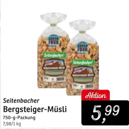 KONSUM Seitenbacher Bergsteiger-Müsli Angebot