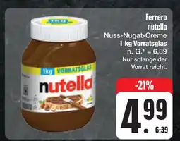 E-Center Ferrero nutella Angebot