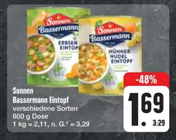 E-Center Sonnen bassermann eintopf Angebot