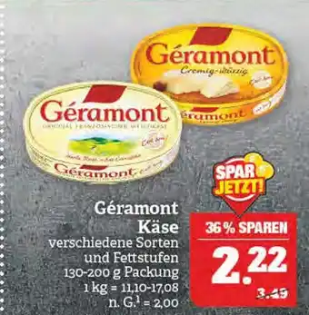 Marktkauf Géramont käse Angebot