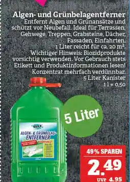 Marktkauf Algen- und grünbelagentferner Angebot