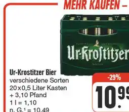 nah & gut Ur-krostitzer bier Angebot