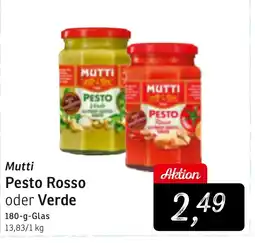 KONSUM Mutti Pesto Rosso oder Verde Angebot