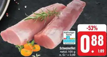 E-Center Haltungsform schweinefilet Angebot