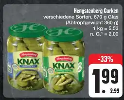 E-Center Hengstenberg gurken Angebot