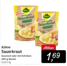 KONSUM Kühne Sauerkraut Angebot