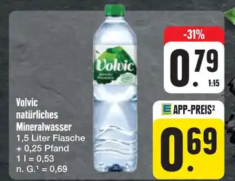 E-Center Volvic natürliches mineralwasser Angebot