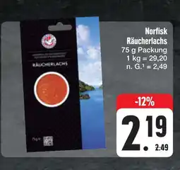 E-Center Norfisk räucherlachs Angebot