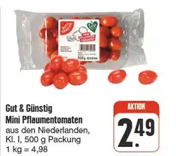 nah & gut Gut & günstig mini pflaumentomaten Angebot