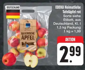 E-Center Edeka heimatliebe tafeläpfel rot Angebot