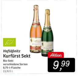 KONSUM Hoflöẞnitz Kurfürst Sekt Angebot