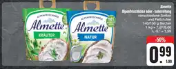 E-Center Almette alpenfrischkäse oder -zubereitung Angebot