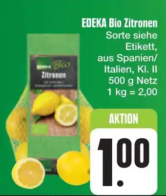 E-Center Edeka bio zitronen Angebot