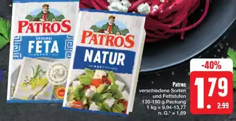 E-Center Patros original feta oder natur Angebot