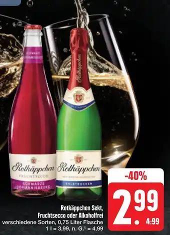 E-Center Rotkäppchen rotkäppchen sekt, fruchtsecco oder alkoholfrei Angebot