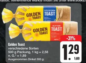 E-Center Golden toast toast Angebot