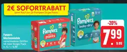 E-Center Pampers höschenwindeln Angebot