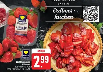 E-Center Edeka herzstücke erdbeeren Angebot