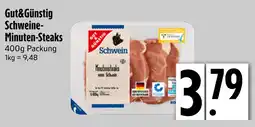 Edeka Gut&günstig schweine-minuten-steaks Angebot