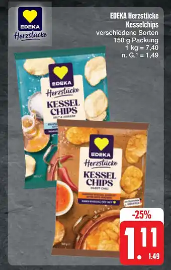 E-Center Edeka herzstücke kesselchips Angebot