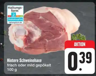 E-Center Hintere schweinehaxe Angebot