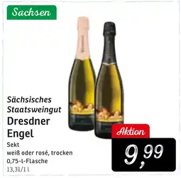 KONSUM Sächsisches Staatsweingut Dresdner Engel Sekt Angebot