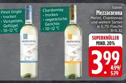 Edeka Mezzacorona pinot grigio oder chardonnay Angebot