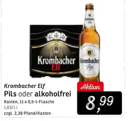 KONSUM Krombacher Elf Pils oder alkoholfrei Angebot