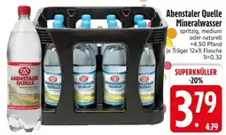 Edeka Abensaler quelle mineralwasser Angebot