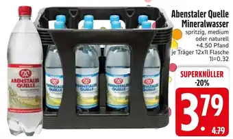 Edeka Abensaler quelle mineralwasser Angebot