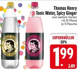 Edeka Thomas henry tonic water oder spicy ginger Angebot