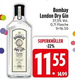 Edeka Bombay london dry gin Angebot