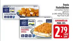 Edeka Frosta fischstäbchen oder schlemmerfilet knusprig kross Angebot