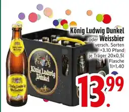 Edeka König ludwig dunkel weissbier Angebot