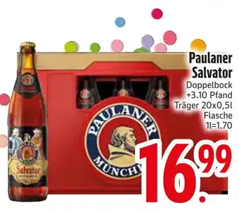 Edeka Paulaner salvator doppelbock Angebot