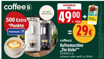 Edeka Coffeeb kaffeemaschine the globe Angebot