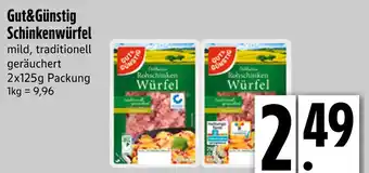 Edeka Gut&günstig schinkenwürfel Angebot