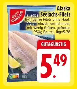 Edeka Gut&günstig alaska seelachs-filets Angebot