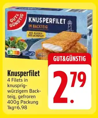 Edeka Gut&günstig knusperfilet Angebot